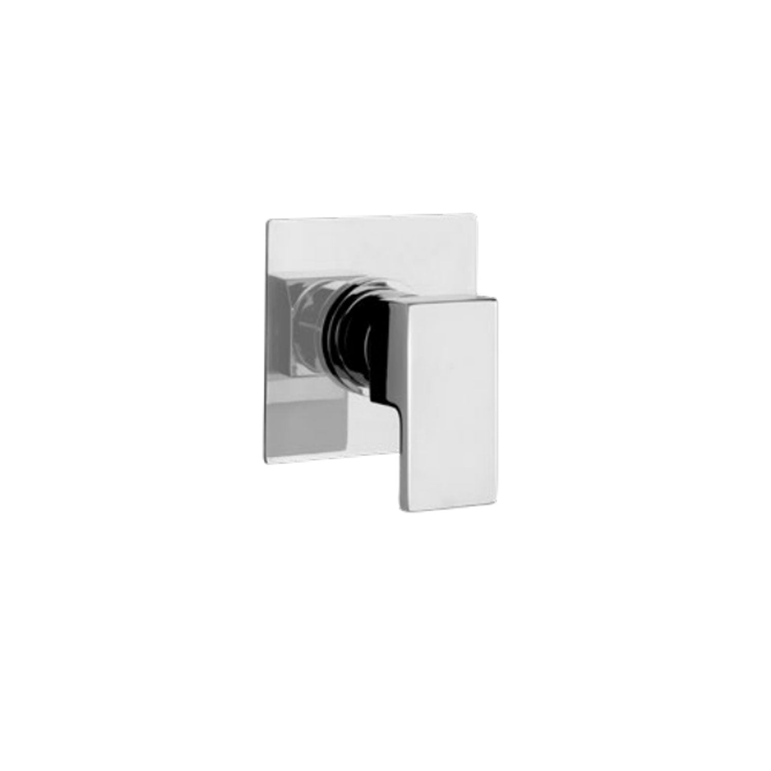 Monocomando incasso doccia in ottone cromato della serie Square Keller taps