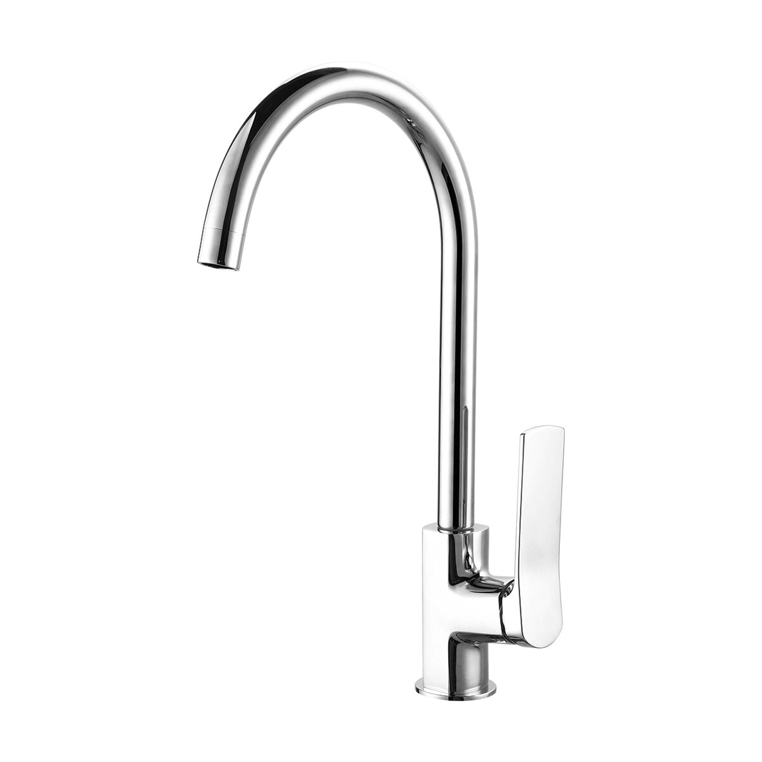 Miscelatore cucina canna girevole Lumix in ottone cromato
