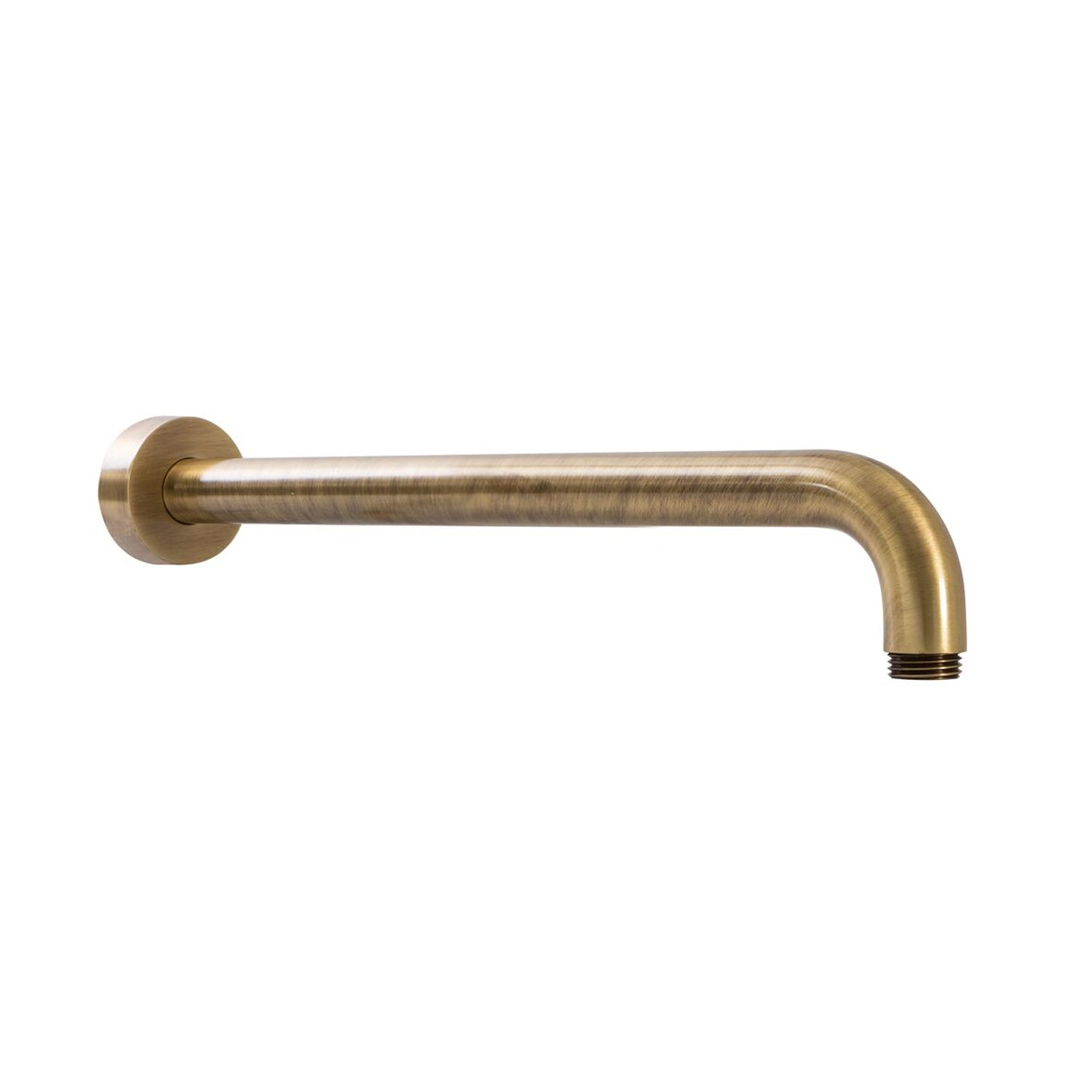 Braccio doccia lusso tondo in ottone lunghezza 350mm bronzo