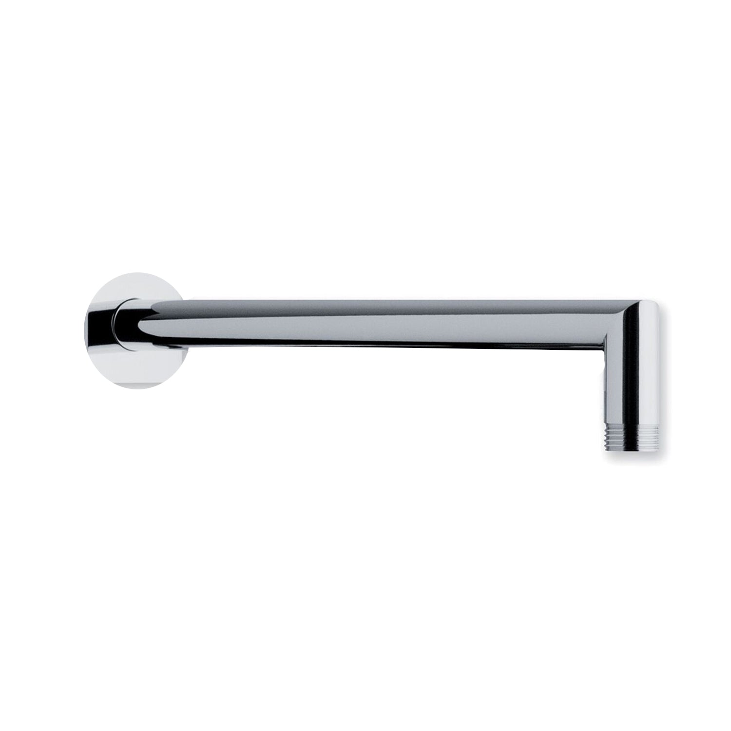 Braccio doccia tondo 20mm in ottone con rosone tondo