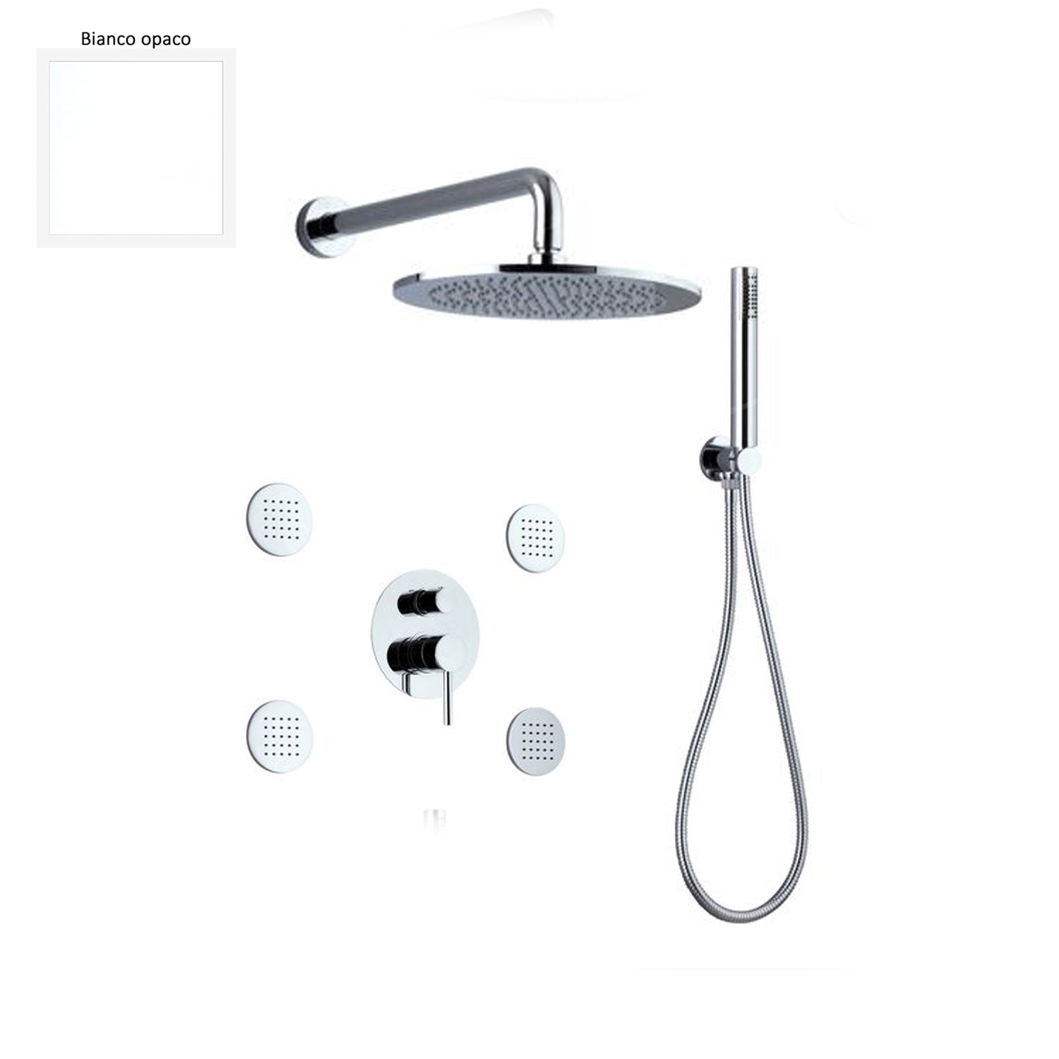 Set doccia composto da soffione Vienna