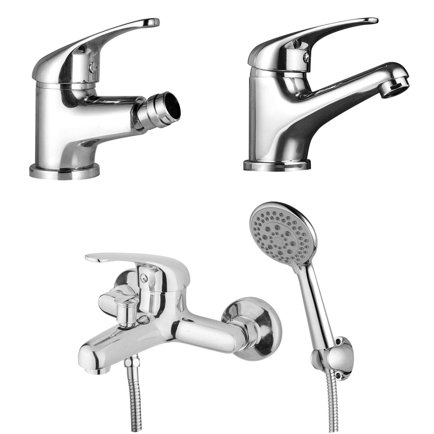 Composizione di miscelatori per lavabo