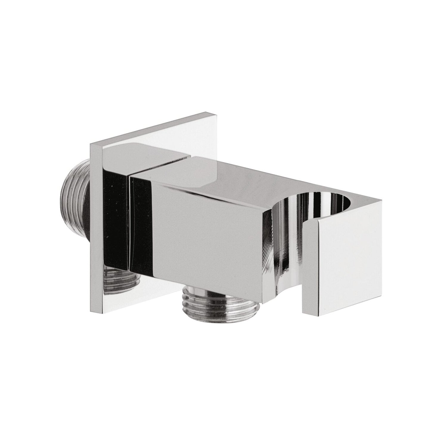 Supporto doccia fisso in ottone serie Glamour con innesto conico