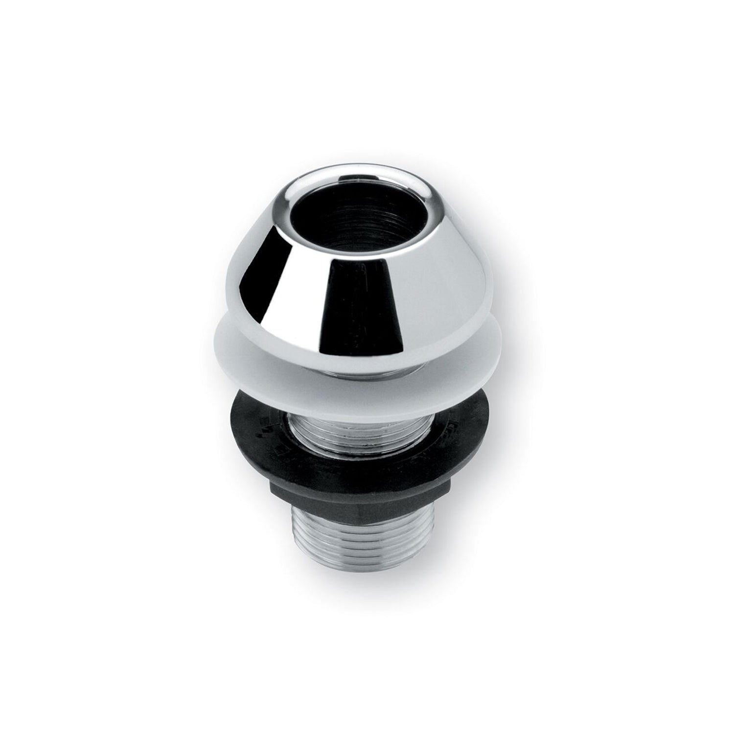 Base in ottone per doccia estraibile con foro 22mm