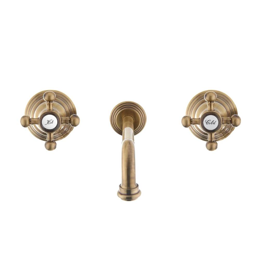Batteria lavabo incasso 3 fori serie Belinda modello FBLV008BR colore bronzo Paffoni