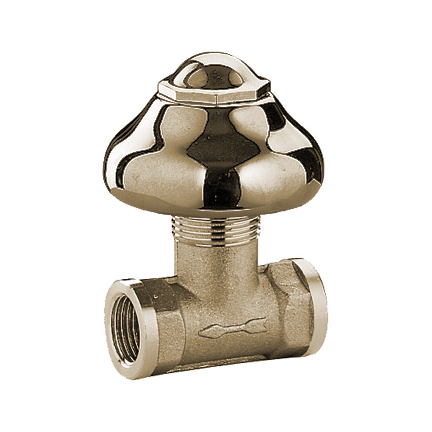 Rubinetto ad incasso con cappuccio 2 pezzi - Bronzato
