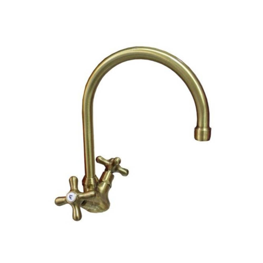 Gruppo monoforo lavello doppia leva serie Iris modello IRV180BR Bronzo Paffoni