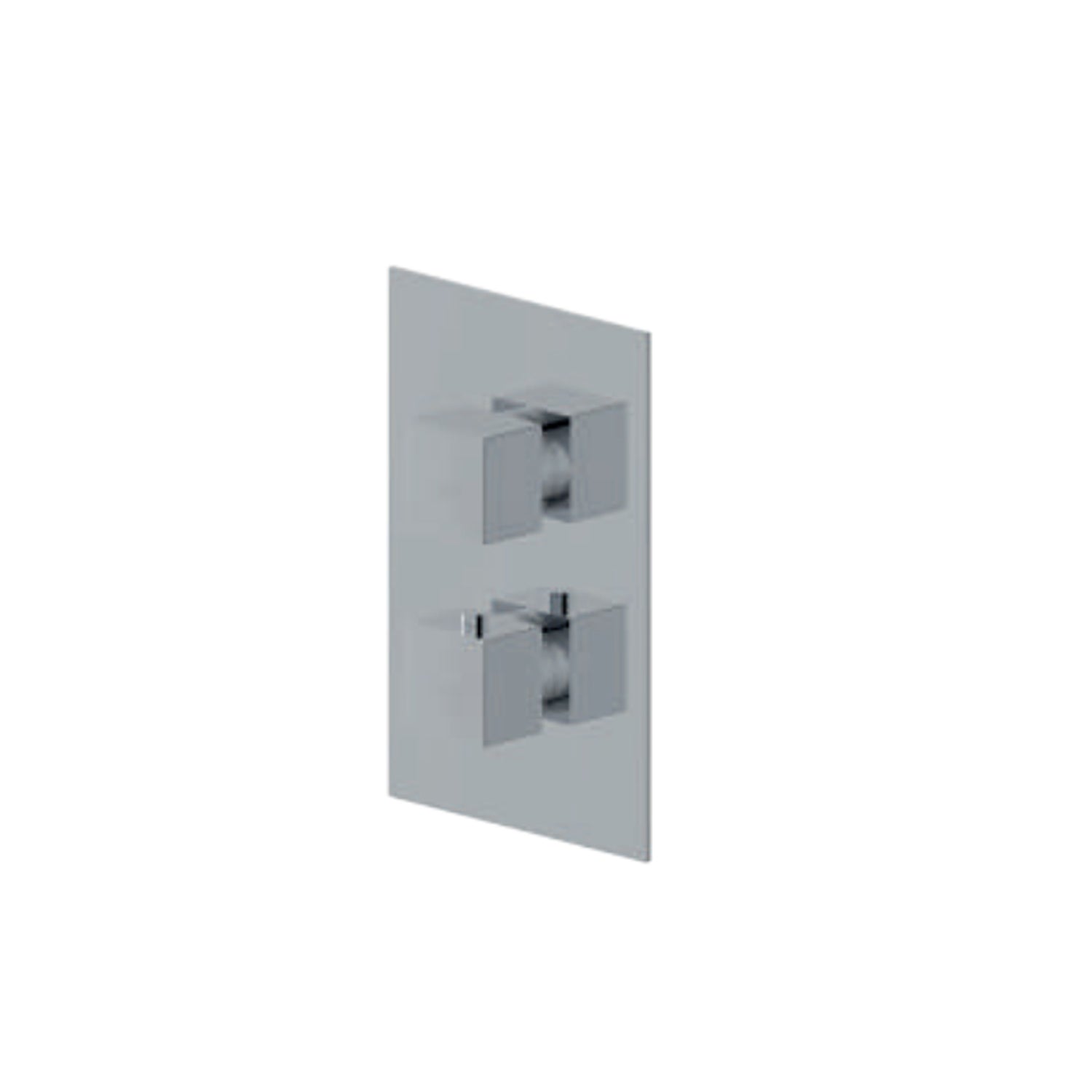 Miscelatore monocomando incasso termostatico con deviatore RubiFlux serie Rose - Cromo