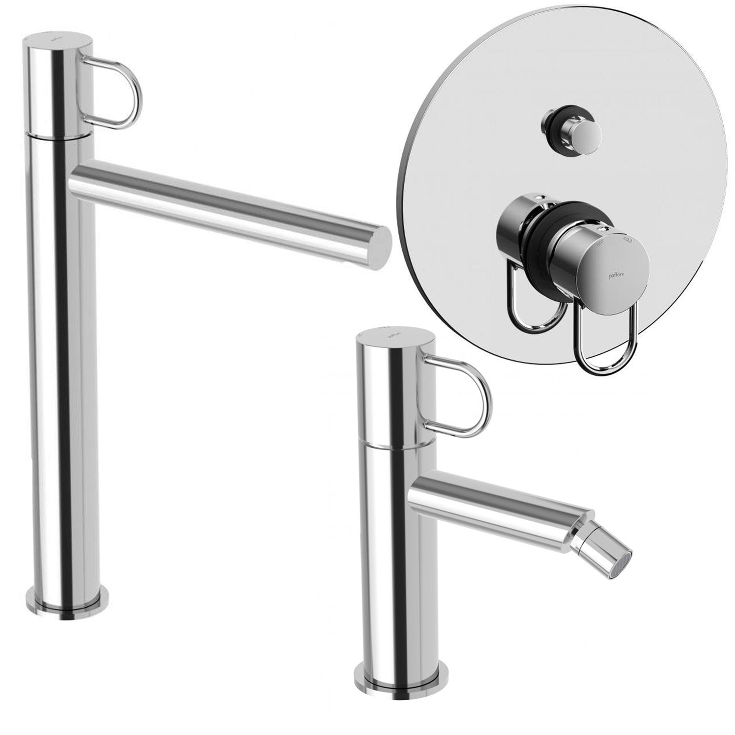 Set di miscelatori lavabo alto