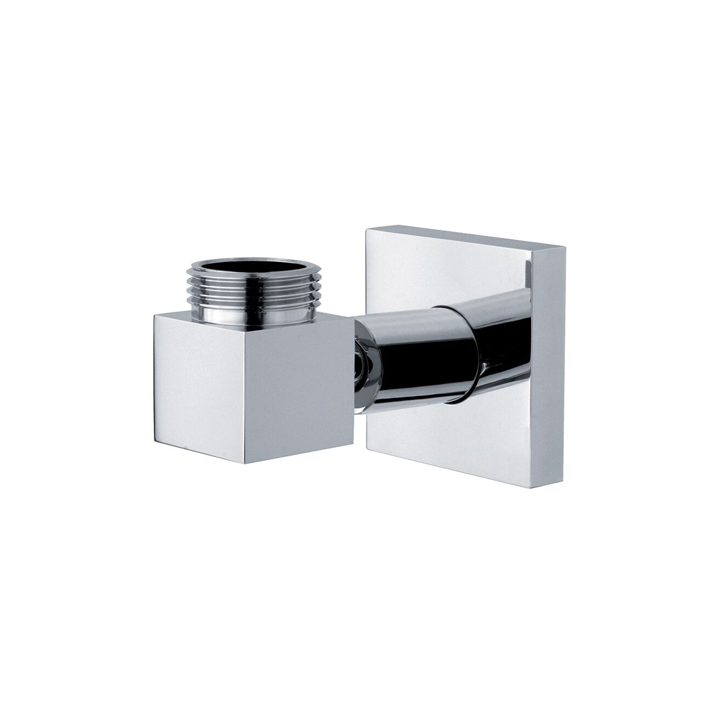 Supporto inferiore quadro con presa acqua per colonne C56/57/59 cromo
