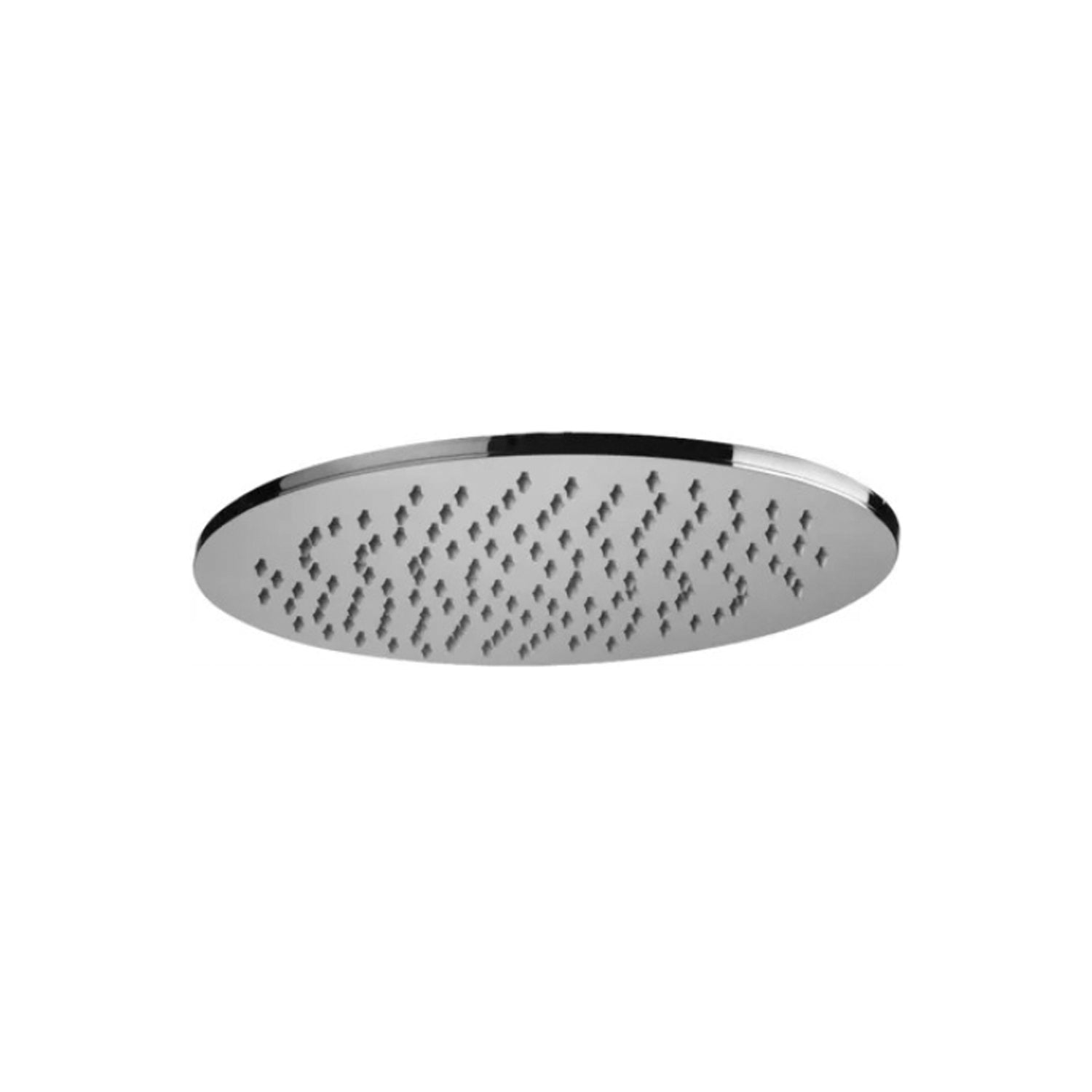 Soffione doccia ellittico in metallo 350x220 cm completo di ugelli anticalcare