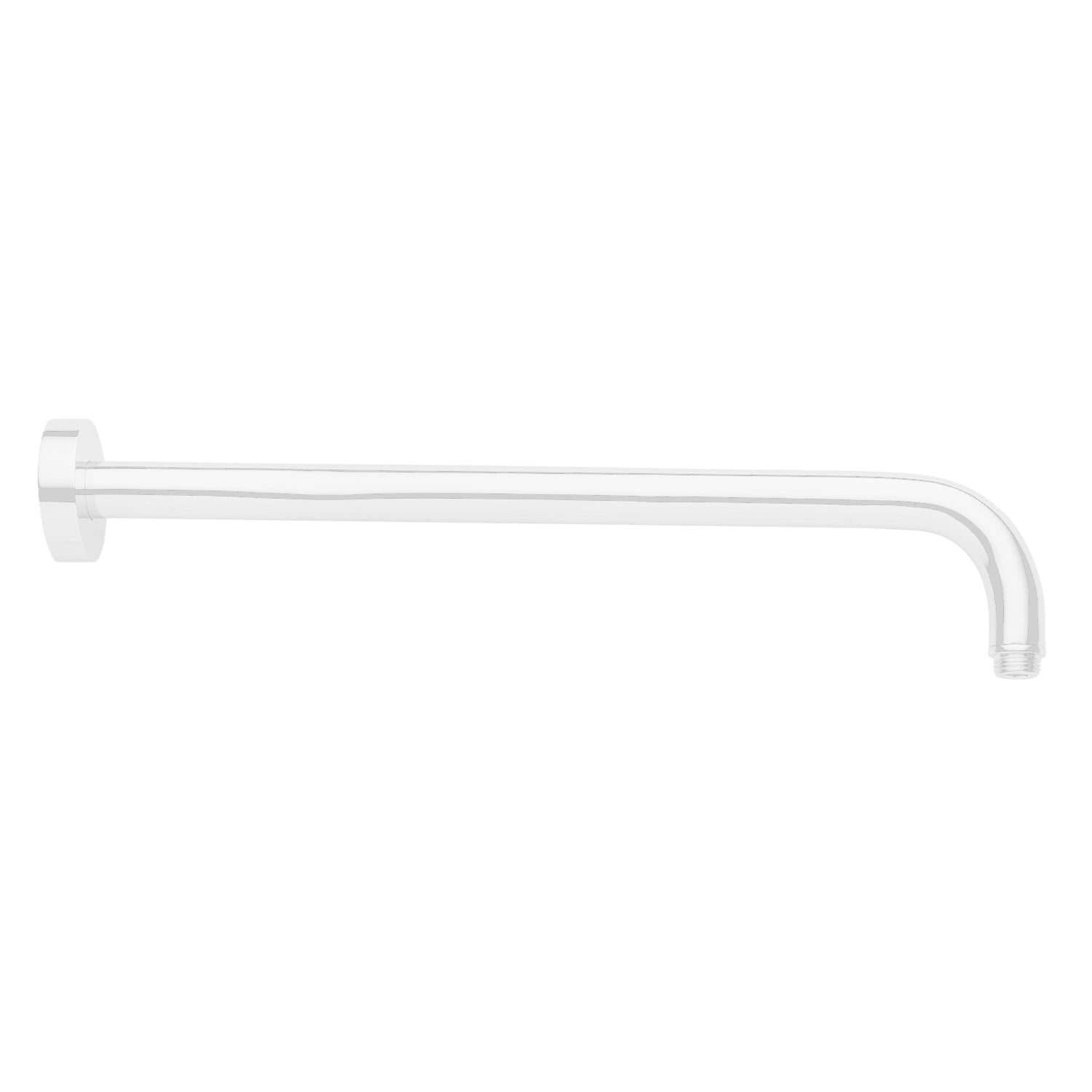 Braccio doccia tondo 40 cm in ottone Bianco Opaco Paffoni