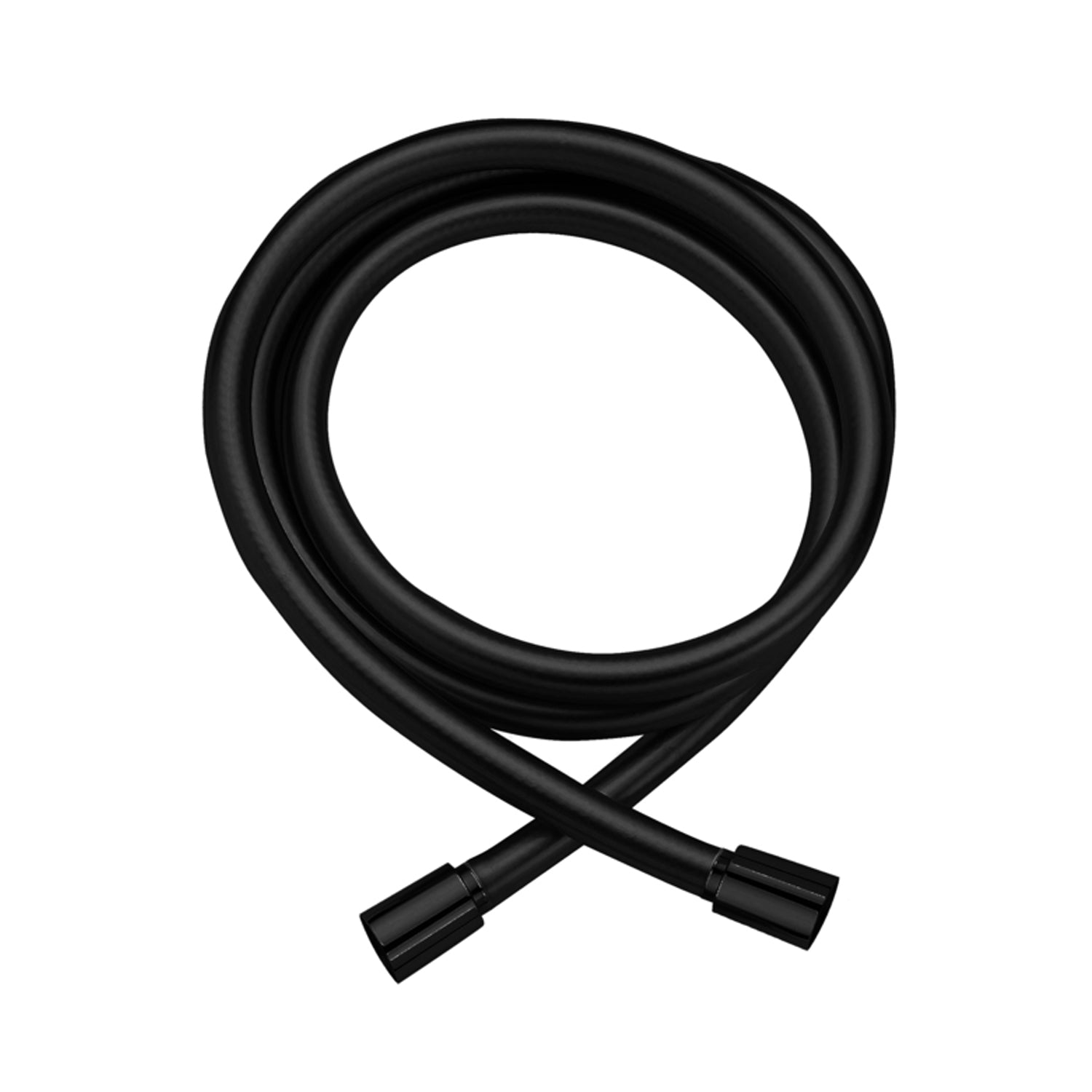 Flessibile Paffoni pvc nero opaco 1/2''GX1/2''G con doppia calotta conica