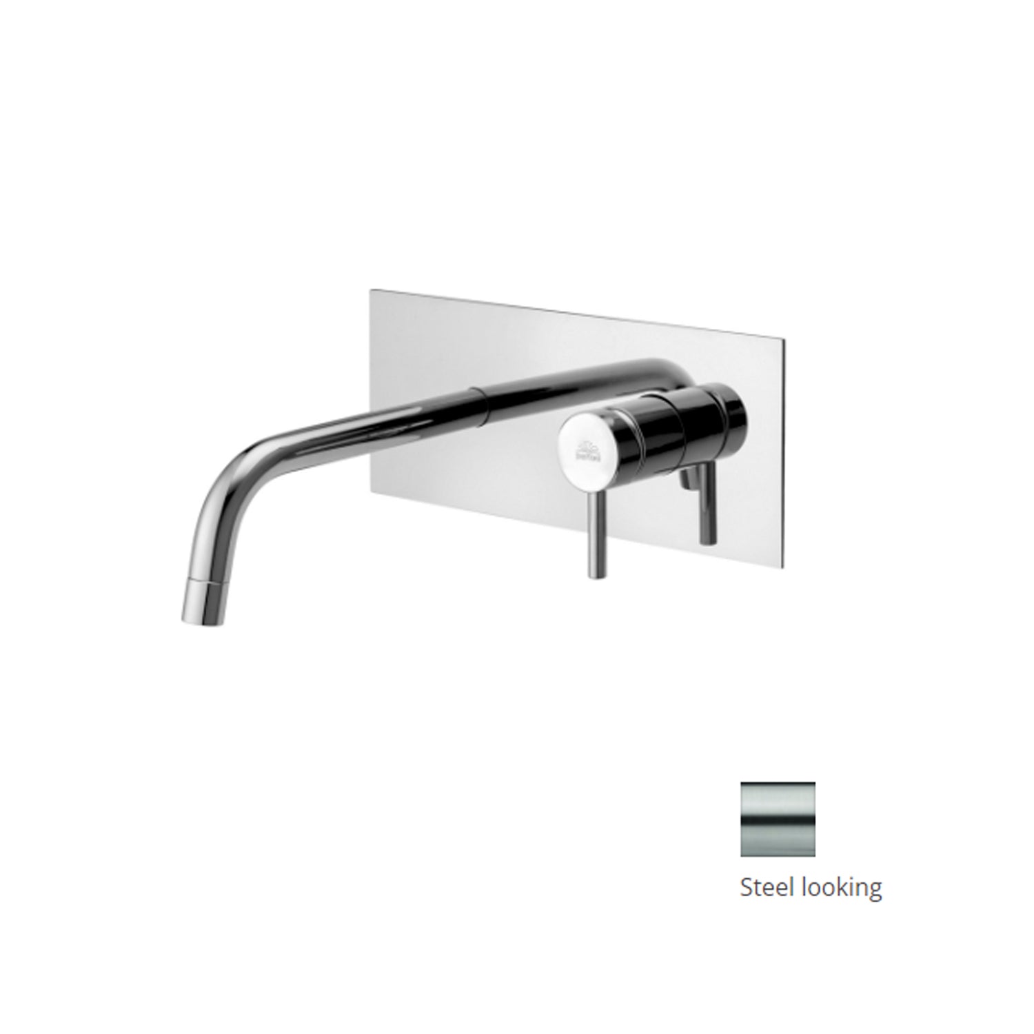 Miscelatore lavabo Incasso 2 Fori serie Light modello LIG105ST Steel Looking Paffoni