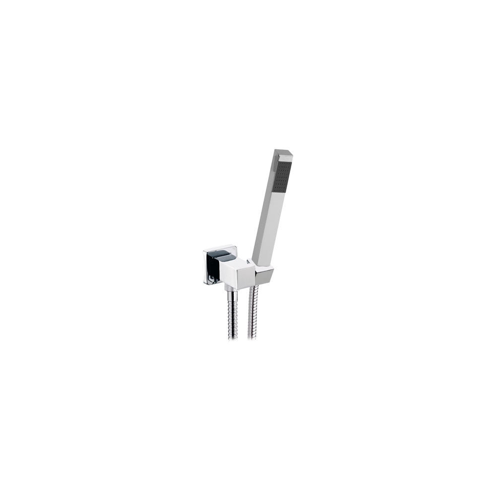 Presa acqua quadrata Rubinetterie Mariani con supporto in ottone