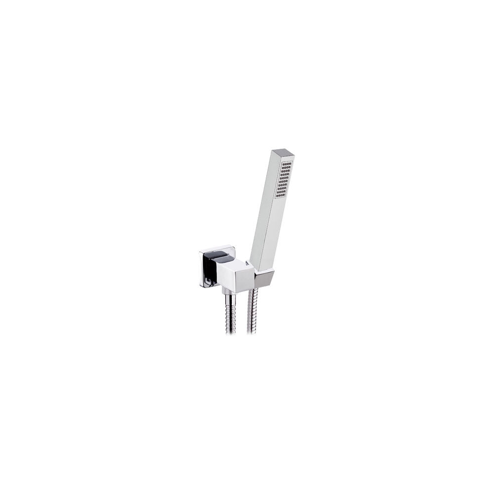 Presa acqua quadrata Rubinetterie Mariani con supporto in ottone