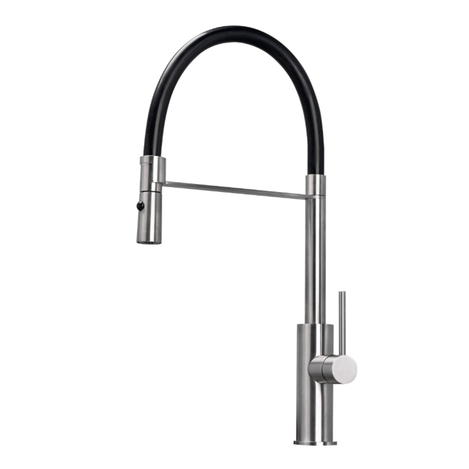 Miscelatore cucina in acciaio Inox 316L con doccetta e canna silicone Kitchen di Tubico