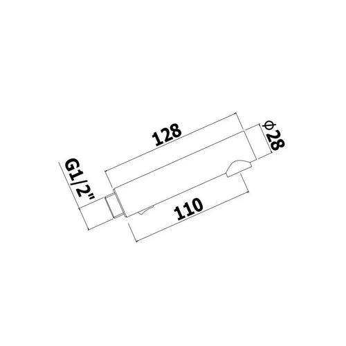 Doccetta 2 Getti in ABS modello ZDOC107CR Cromo Paffoni