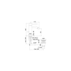 Miscelatore bidet sopra piano con scarico clic-clac serie Light modello LIG131KCR cromo Paffoni