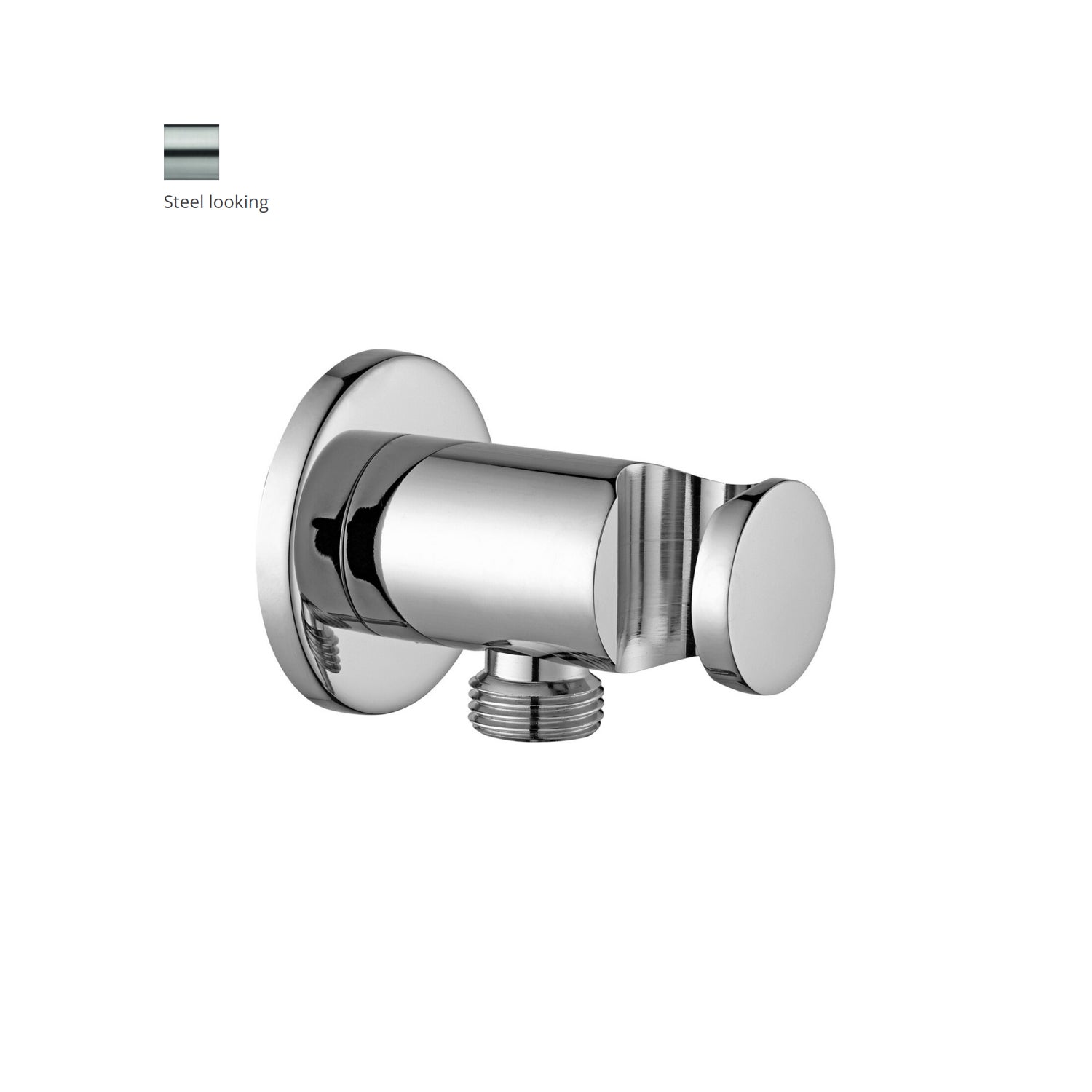 Presa acqua ad incasso con supporto Paffoni - Steel Looking