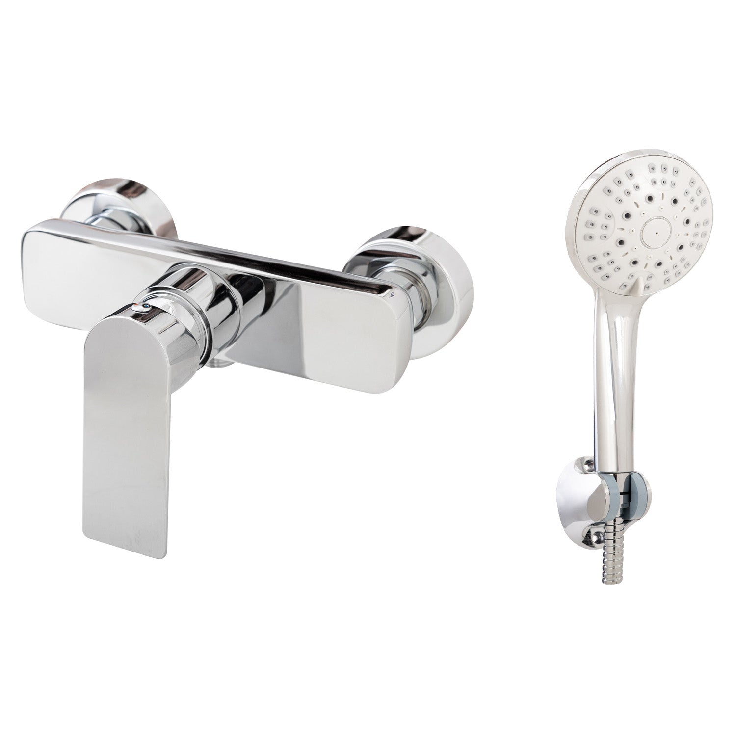 Miscelatore esterno doccia Ottomix in ottone cromato