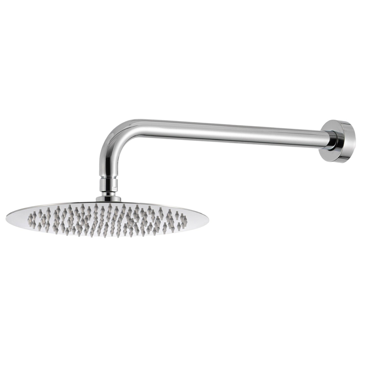 Kit doccia con incasso a due vie e soffione tondo 200 mm in ottone cromato Ottomix