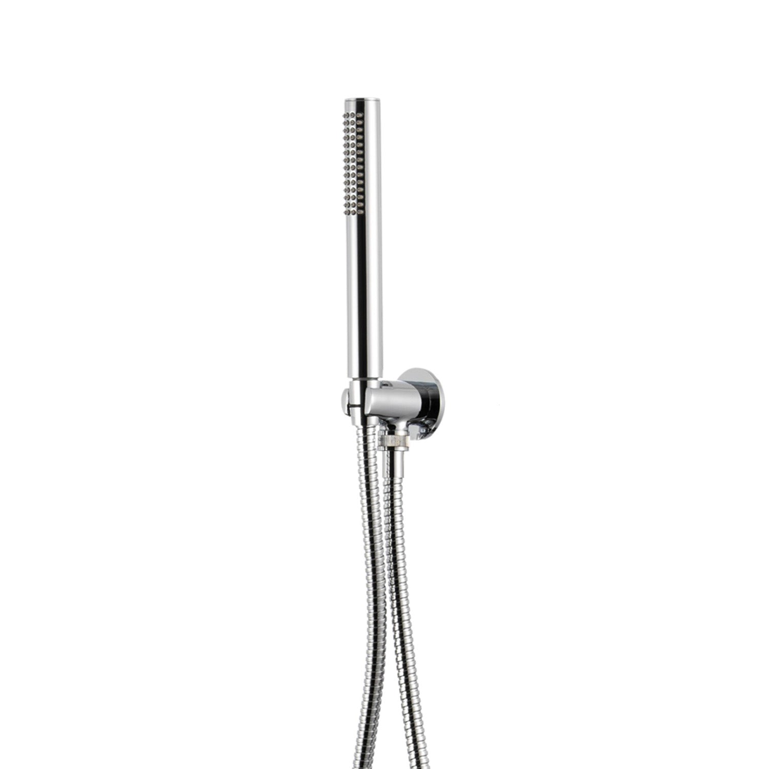 Kit doccia con incasso a due vie e soffione tondo 200 mm in ottone cromato Ottomix