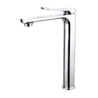 Miscelatore lavabo alto serie Lumix in ottone cromato