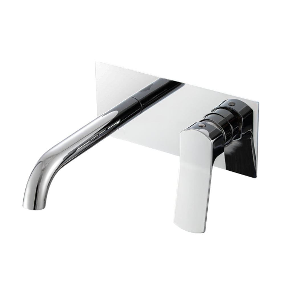 Miscelatore lavabo incasso con easy box serie Lumix in ottone cromato