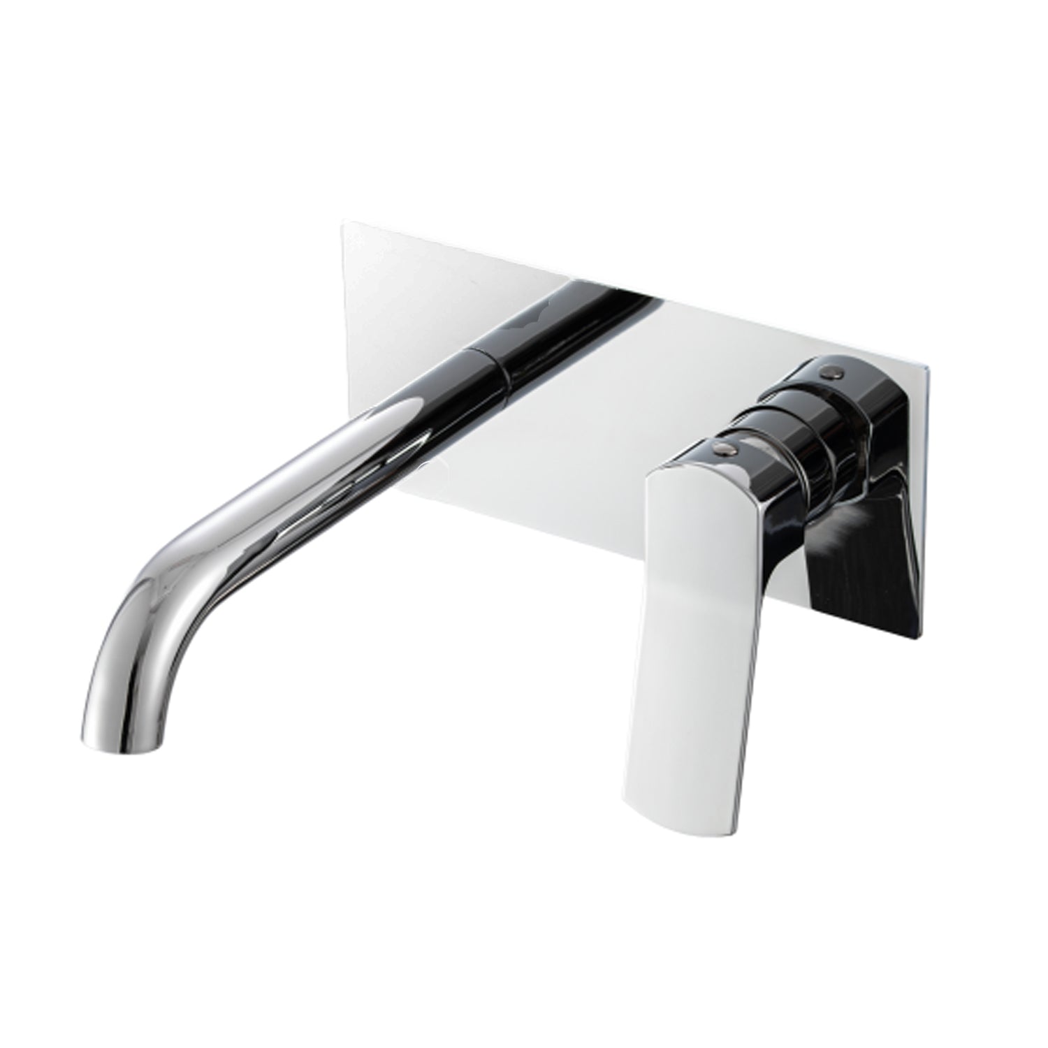 Miscelatore lavabo incasso con easy box serie Lumix in ottone cromato