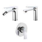 Composizione di miscelatori per lavabo