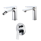 Composizione di miscelatori per lavabo