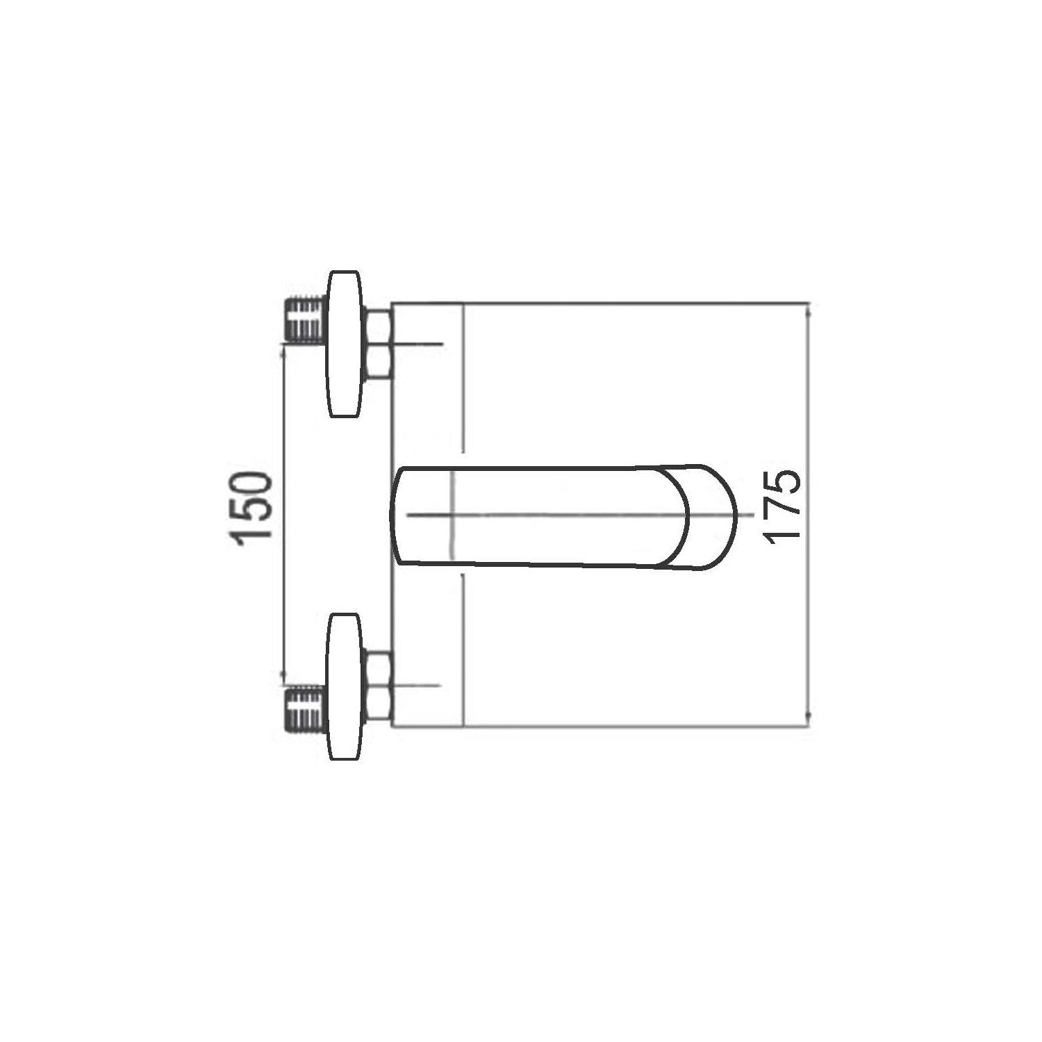 Composizione di miscelatori per lavabo alto