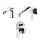 Composizione di miscelatori per lavabo incasso easy box