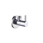 Rubinetto sottolavabo tondo Rubiflux in ottone - Cromato