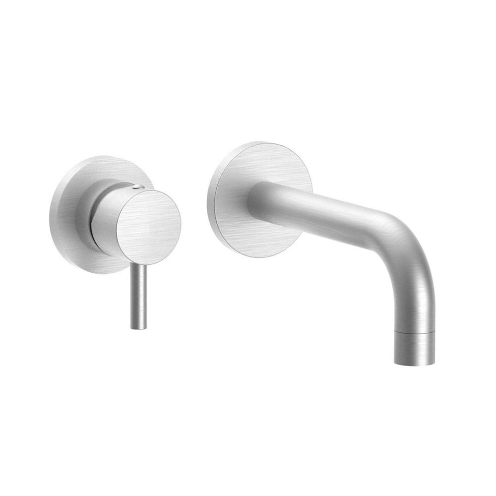 Miscelatore lavabo a parete serie Stick modello SK006ST70 steel looking Paffoni