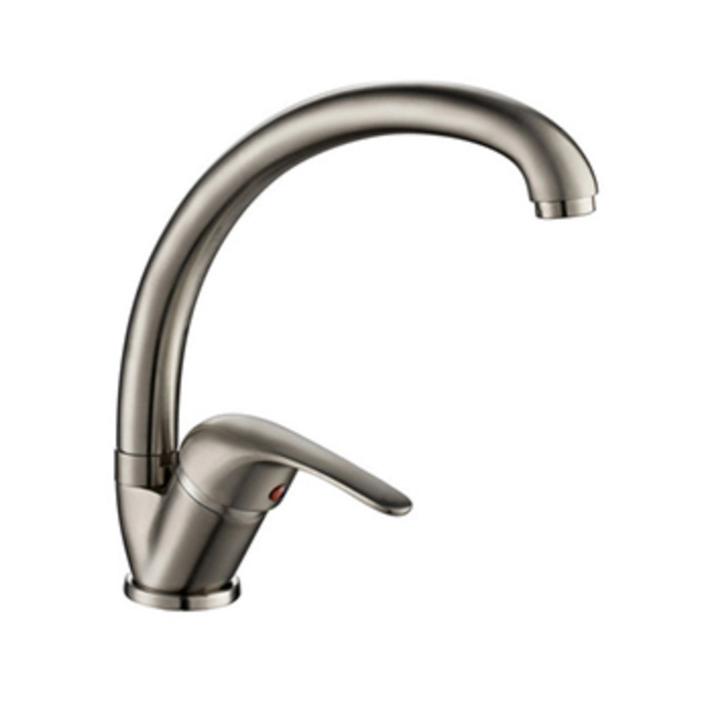 Miscelatore lavello canna alta RubiFlux modello Altea - Satinato
