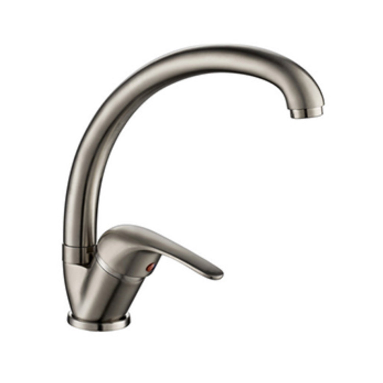 Miscelatore lavello canna alta RubiFlux modello Altea - Satinato