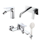 Composizione di miscelatori per lavabo incasso easy box