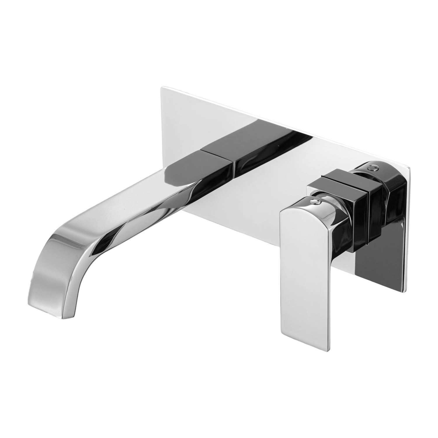 Miscelatore lavabo incasso serie Nix in ottone cromato