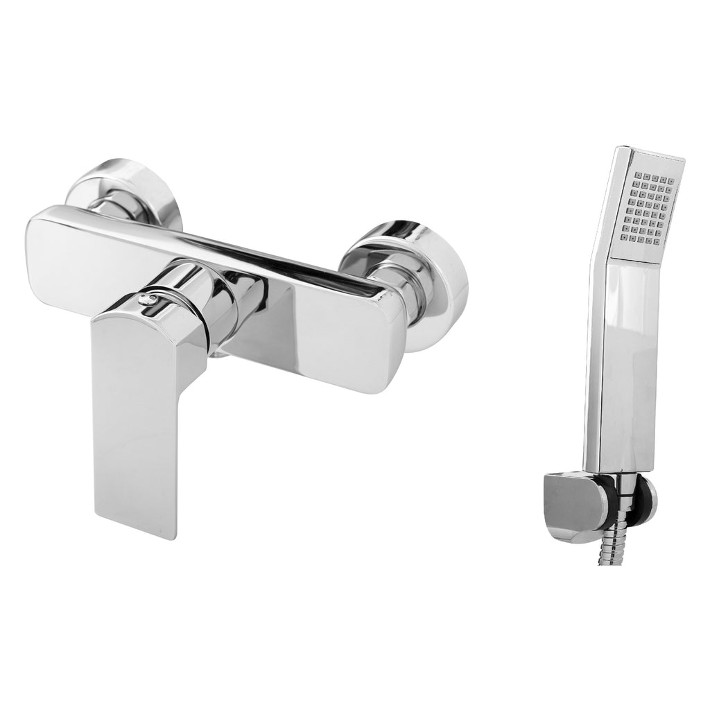 Miscelatore esterno doccia Nix in ottone cromato