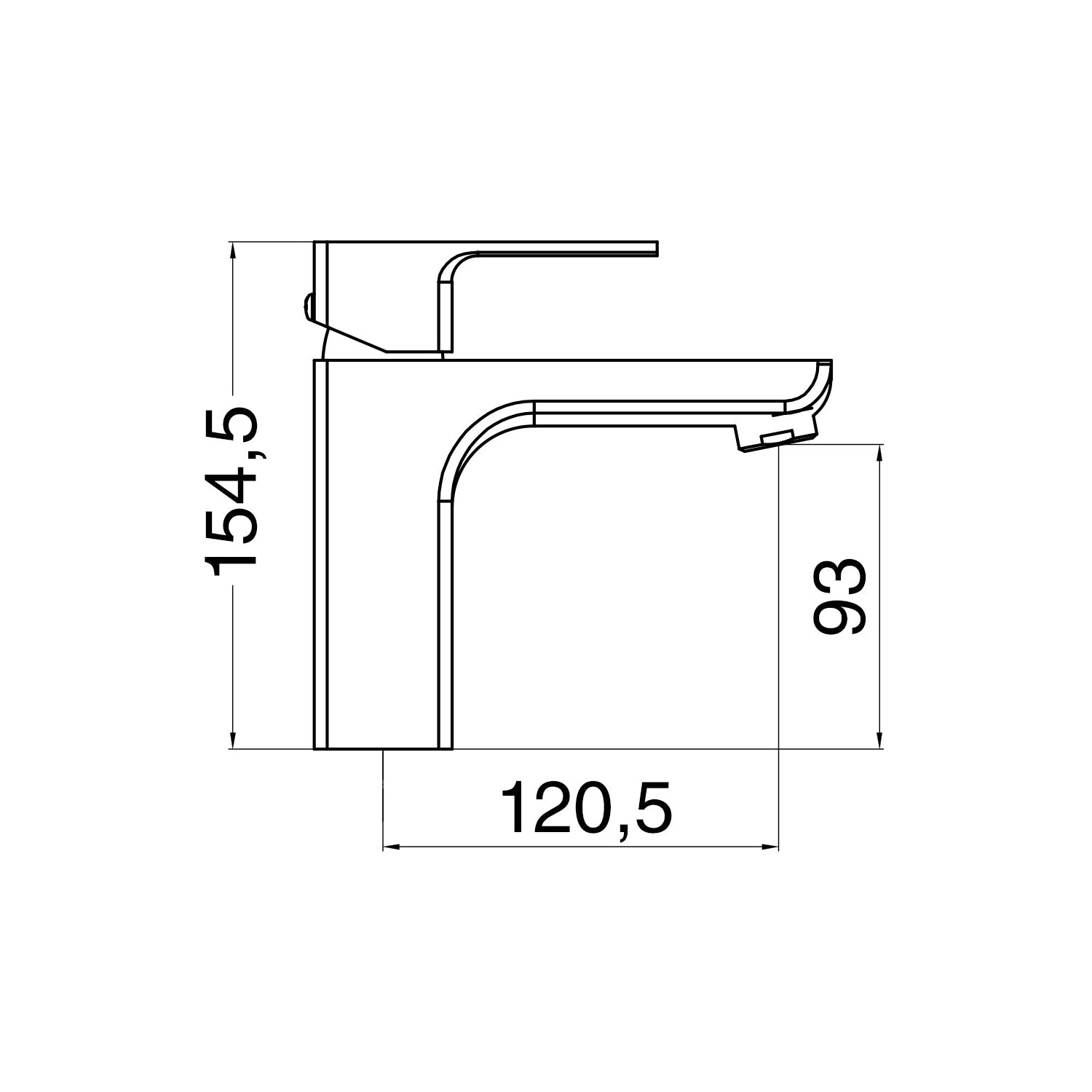 Composizione di miscelatori per lavabo