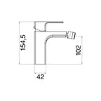 Composizione di miscelatori per lavabo alto