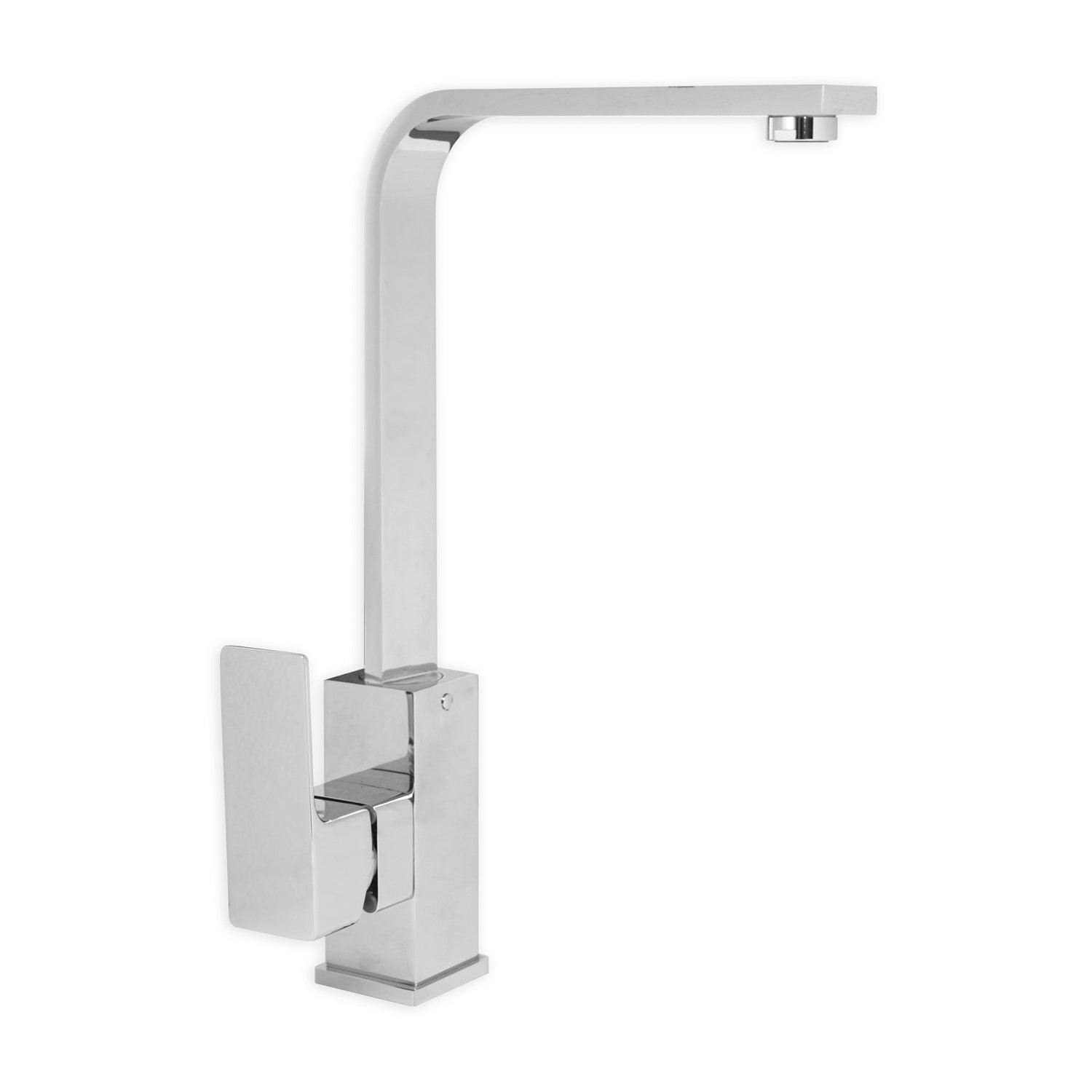 Miscelatore cucina monoforo con canna alta Nix in ottone cromato