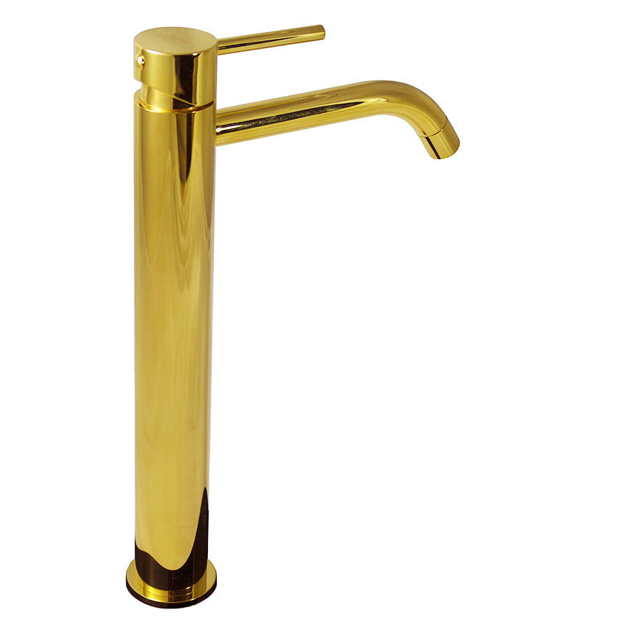 Paffoni miscelatore alto lavabo modello Light Exclusive Edition rifinitura Honey Gold