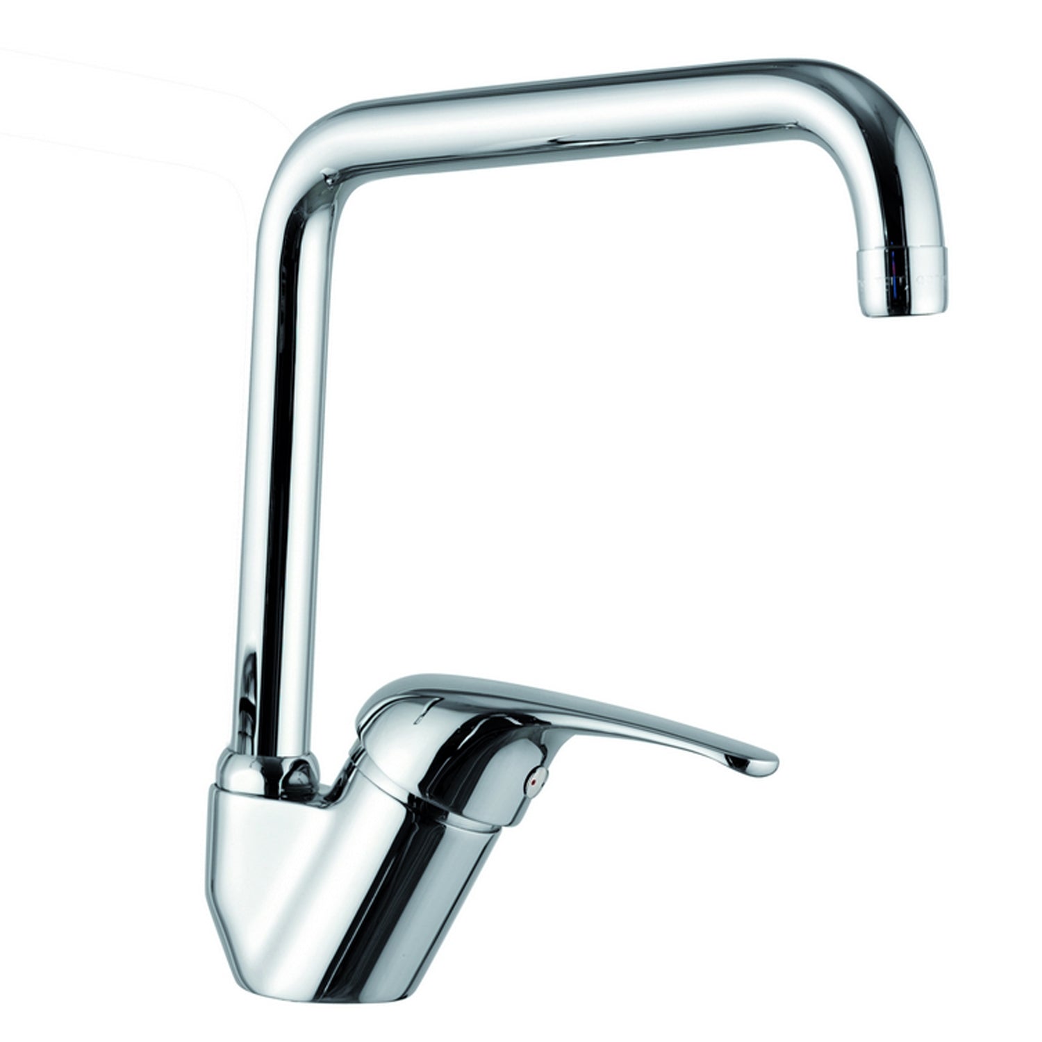 Miscelatore lavello a canna alta modello Epic Rubinetterie Mariani in ottone cromato