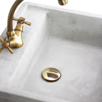 Piletta click clack in ottone lucido 1"1/4