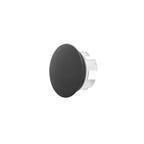 Ghiera troppopieno Rubiflux in ottone per lavabi e bidet foro diametro 24 0 28 mm - Nero Opaco