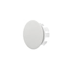 Ghiera troppopieno Rubiflux in ottone per lavabi e bidet foro diametro 24 0 28 mm - Bianco