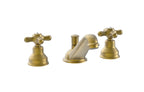 Batteria lavabo con bocca RetrÃ² e scarico automatico Paffoni serie Iris - Bronzo